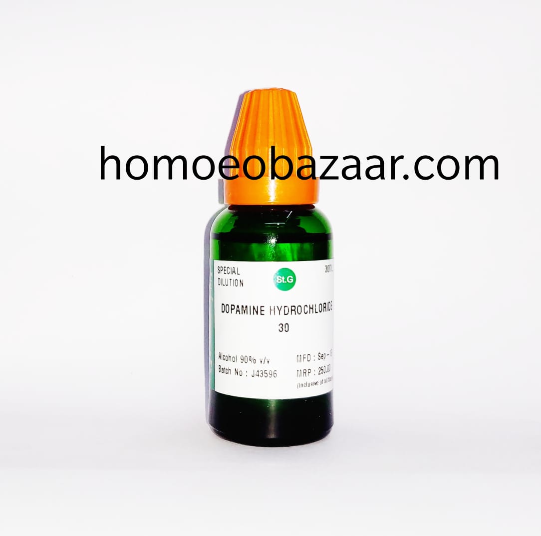 St. George Dopamine Hydrochloride 30 CH (30ml) St. George Dopamine Hydrochloride 30 CH (30ml)